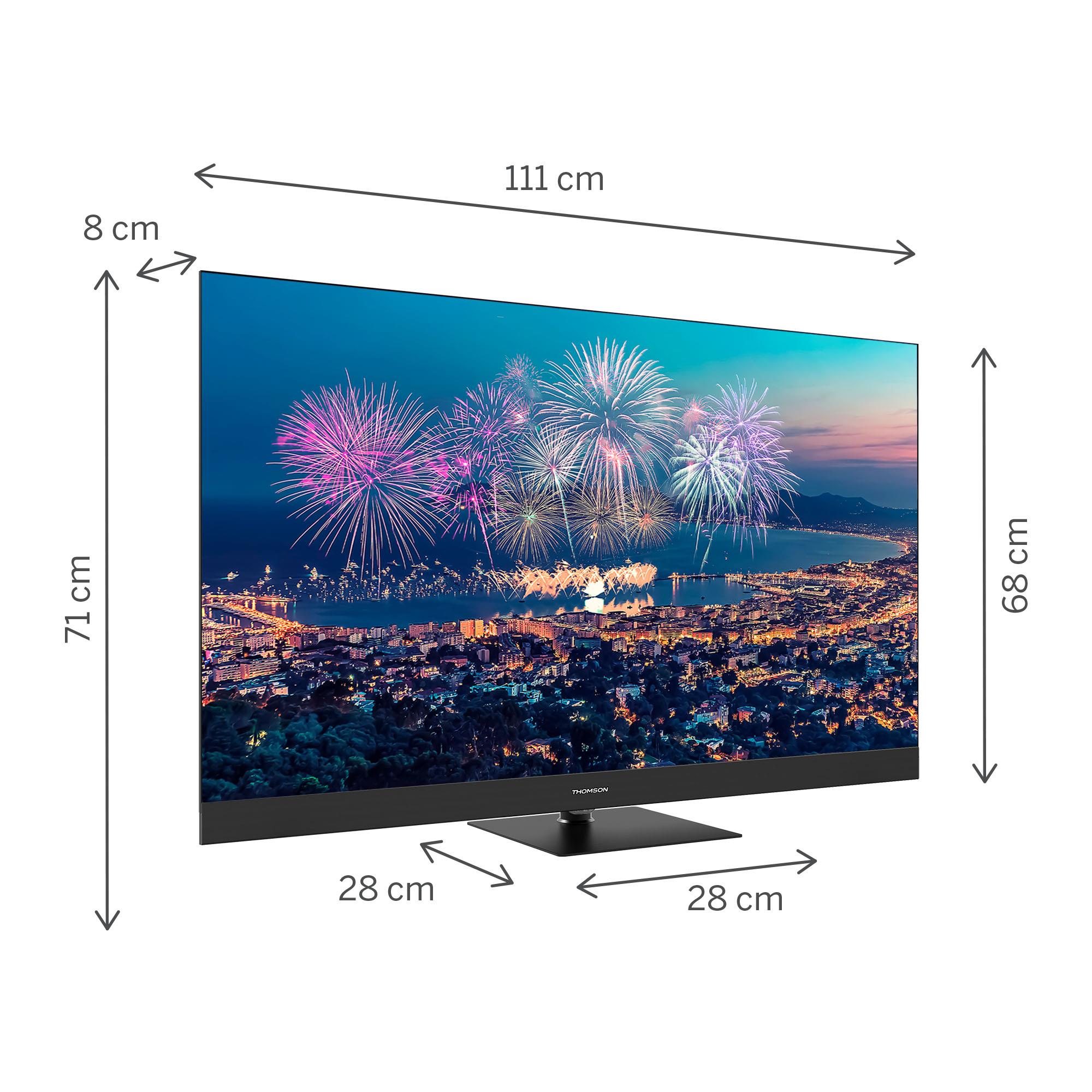 TV Set THOMSON 50" 4K/Smart QLED 3840x2160 Wireless LAN Bluetooth Google TV Black 50QG6C14 - Image 2
