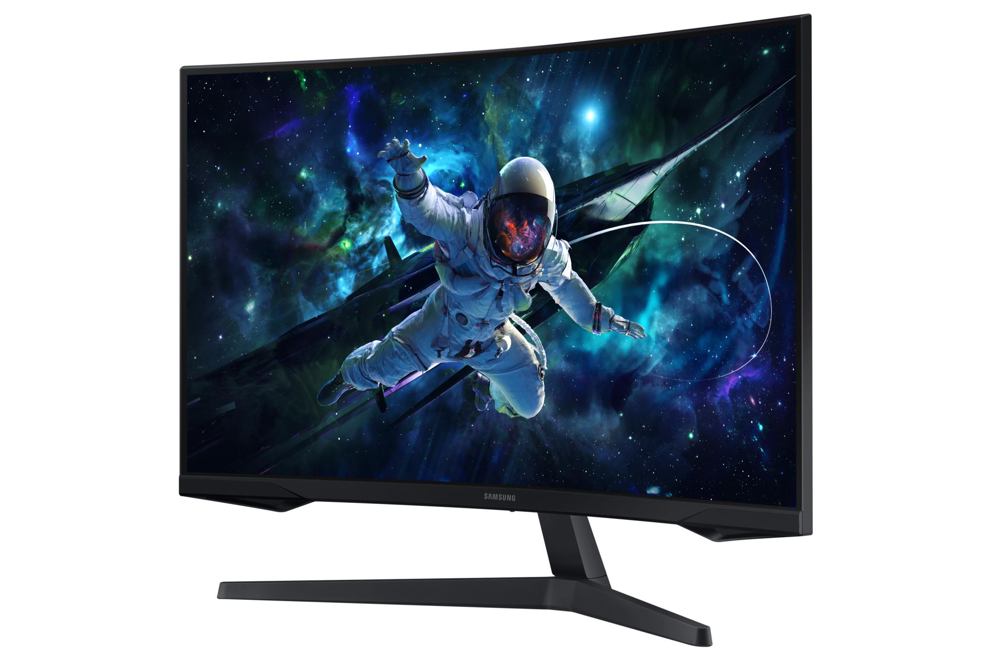 LCD Monitor SAMSUNG ODYSSEY G5 32" /Curved Panel VA 16:9 165Hz 1 ms Tilt Colour Black LS32CG554EUXEN - Image 4