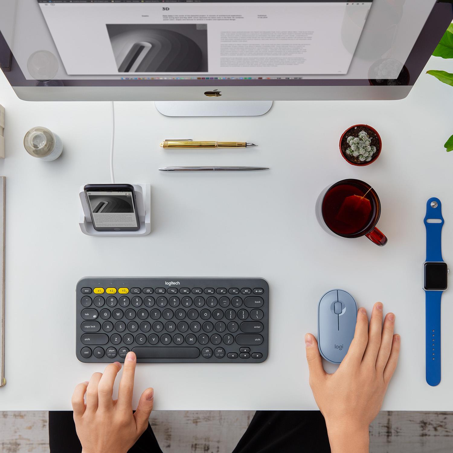 MOUSE USB OPTICAL WRL M350/EUCALYPTUS 910-005720 LOGITECH - Image 9