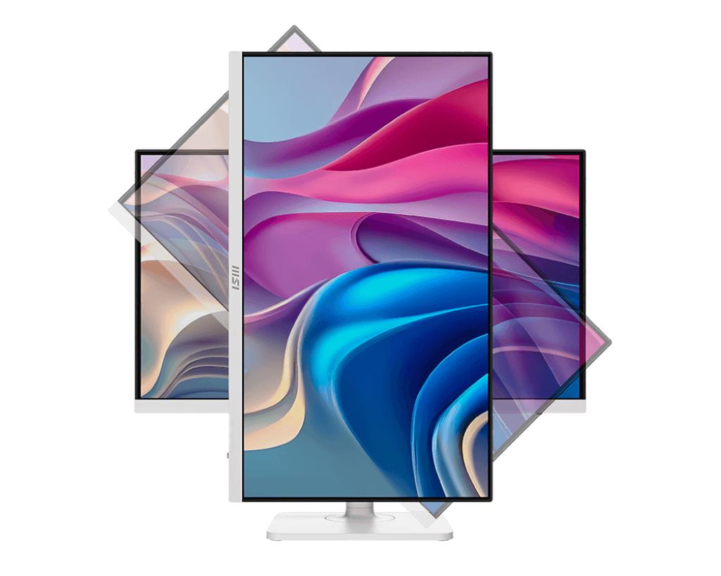 LCD Monitor MSI MODERN MD272UPHW 27" /4K Matte Panel IPS 3840x2160 16:9 60Hz 4 ms Speakers Colour White MODERNMD272UPHW - Image 2