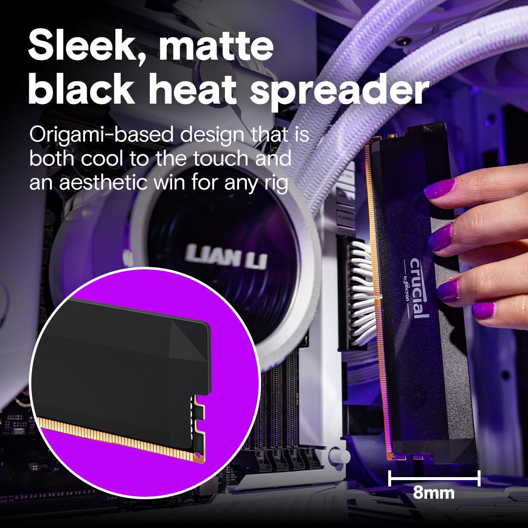 MEMORY DIMM 64GB DDR5-6400 K2/PRO OC CP2K32G64C40U5B CRUCIAL - Image 5