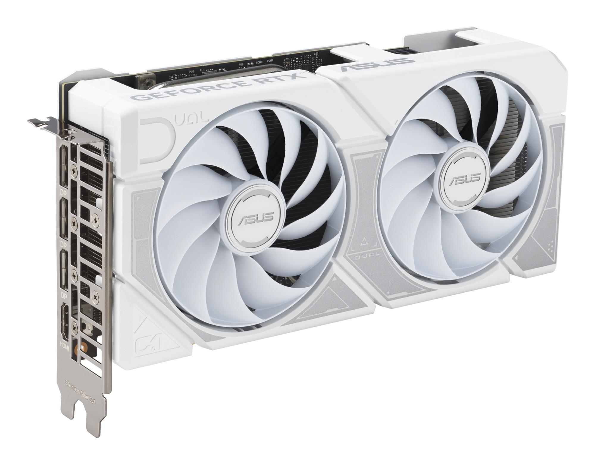 ASUS NVIDIA Ge Force RTX 5060 Ti 16 GB GDDR7 128 bit PCI Express 5.0 Active DUAL-RTX5060TI-O16G-WHITE - Image 2