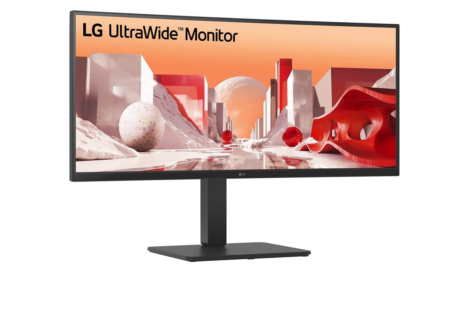LCD Monitor LG 34 " 3440 x 1440 pixels Wide Quad HD Native aspect ratio 21:9 LCD Curved 34BA75QE-B - Image 2