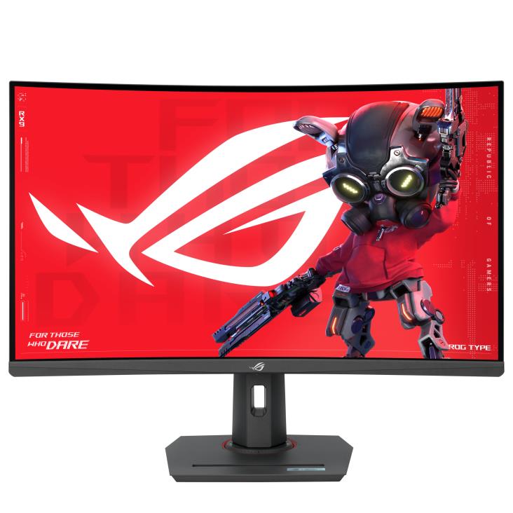 LCD Monitor ASUS ROG Strix XG32WCS 31.5" /Curved Panel VA 2560x1440 16:9 180Hz 1 ms Swivel Height adjustable Tilt 90LM0AC0-B01970 - Image 2