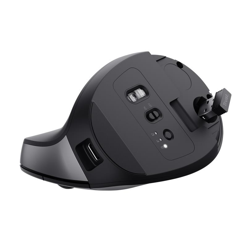 MOUSE USB OPTICAL WRL BAYO+/ERGONOMIC BLK 25146 TRUST - Image 8
