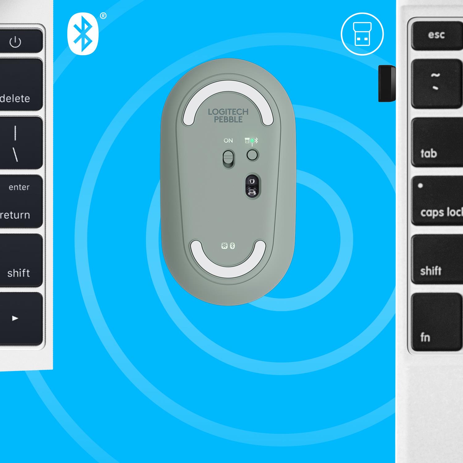 MOUSE USB OPTICAL WRL M350/EUCALYPTUS 910-005720 LOGITECH - Image 5