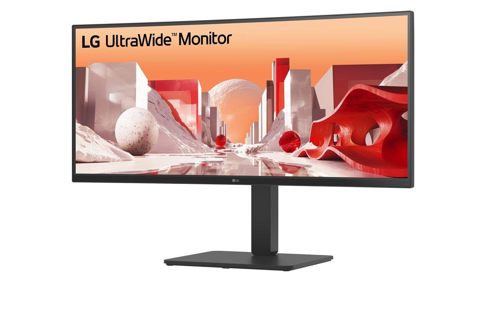 LCD Monitor LG 34 " 3440 x 1440 pixels Wide Quad HD Native aspect ratio 21:9 LCD Curved 34BA75QE-B - Image 3