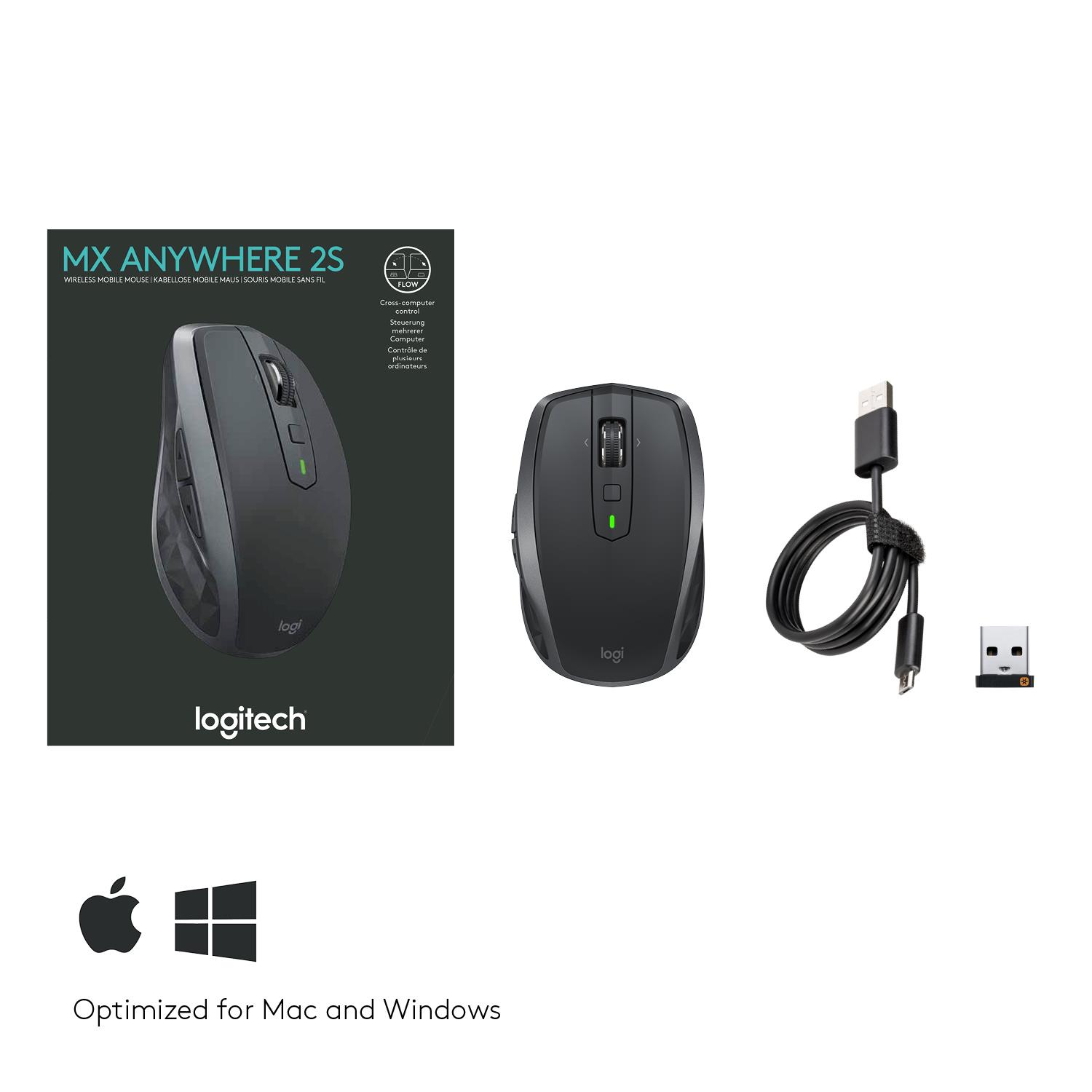 MOUSE USB LASER WRL MX/ANYWHERE2S 910-005153 LOGITECH - Image 7