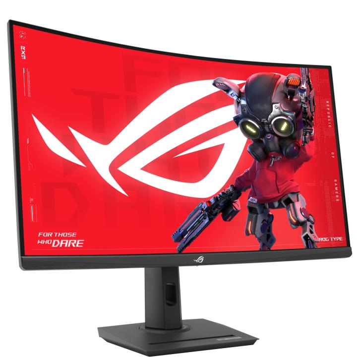 LCD Monitor ASUS ROG Strix XG32WCS 31.5" /Curved Panel VA 2560x1440 16:9 180Hz 1 ms Swivel Height adjustable Tilt 90LM0AC0-B01970 - Image 3
