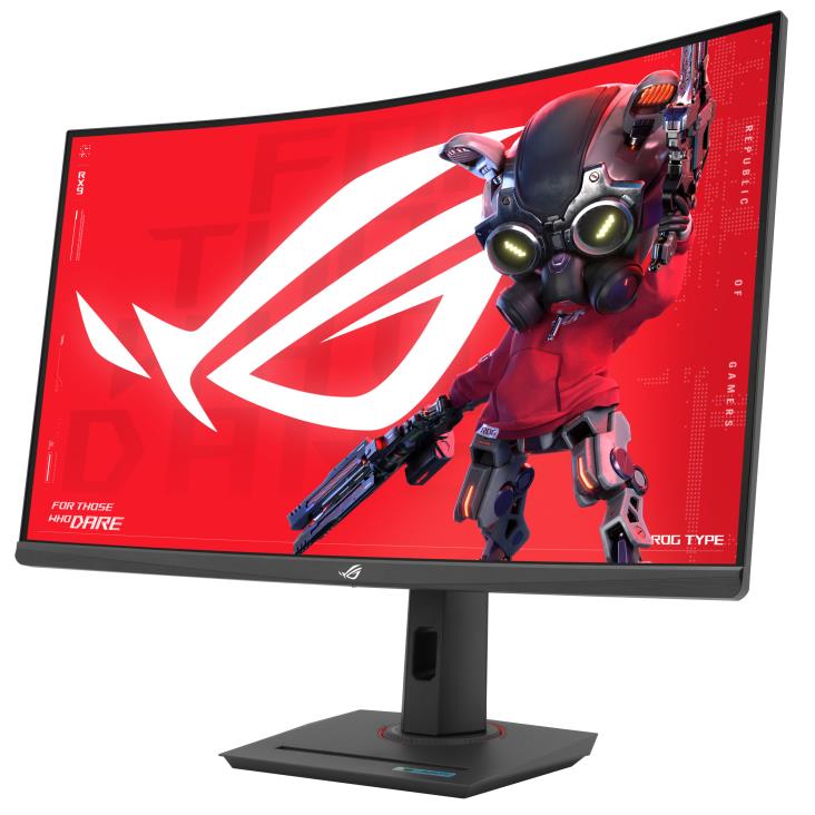 LCD Monitor ASUS ROG Strix XG32WCS 31.5" /Curved Panel VA 2560x1440 16:9 180Hz 1 ms Swivel Height adjustable Tilt 90LM0AC0-B01970 - Image 4