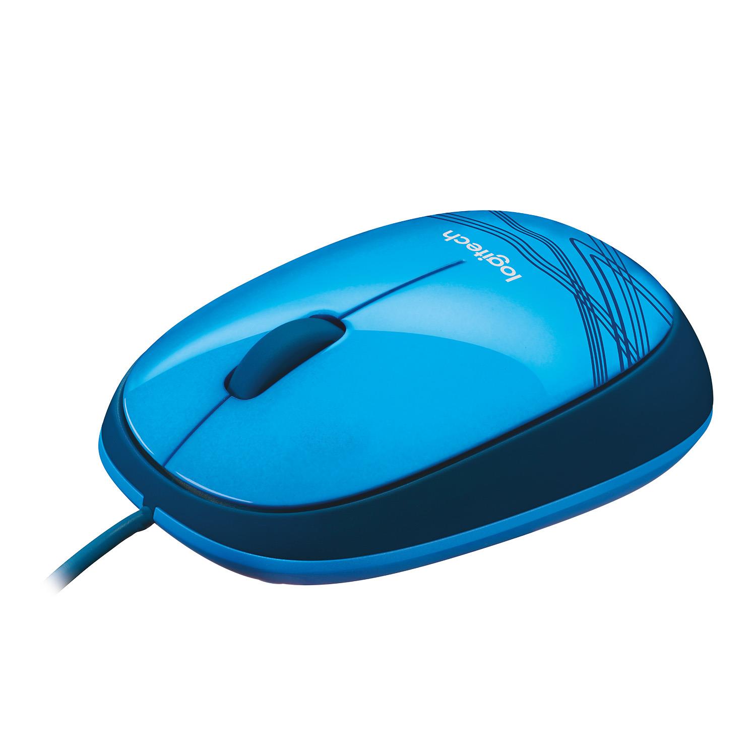 MOUSE USB OPTICAL M105/BLUE 910-003114 LOGITECH - Image 3