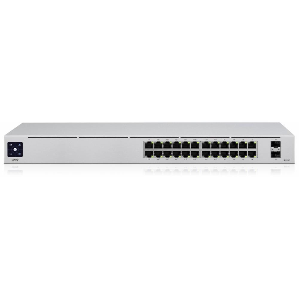 Switch UBIQUITI USW-Pro-24-Po E Type L3 /pedestal Rack 24x10Base-T / 100Base-TX / 1000Base-T 2x SFP+ Po E ports 24 Po E+ ports 16 400 Watts USW-PRO-24-POE - Image 3