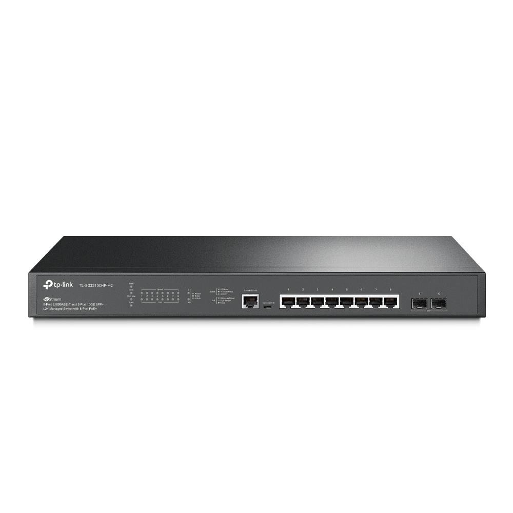Switch TP-LINK Omada TL-SG3210XHP-M2 Type L2+ Rack 2x SFP+ 1x Console 1 Po E+ ports 8 TL-SG3210XHP-M2