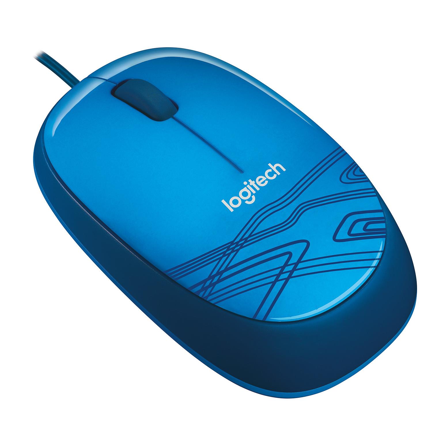 MOUSE USB OPTICAL M105/BLUE 910-003114 LOGITECH - Image 2