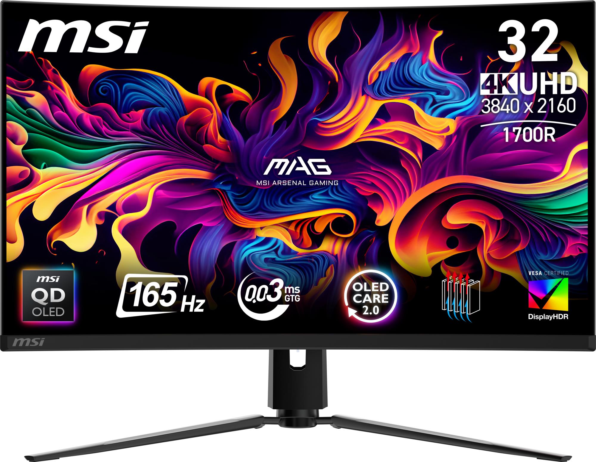 Monitor MSI MAG 321CUP QD-OLED 31.5" /Curved/4K Panel QD-OLED 3840x2160 16:9 165 Hz 0.03 ms MAG321CUPQD-OLED - Image 3