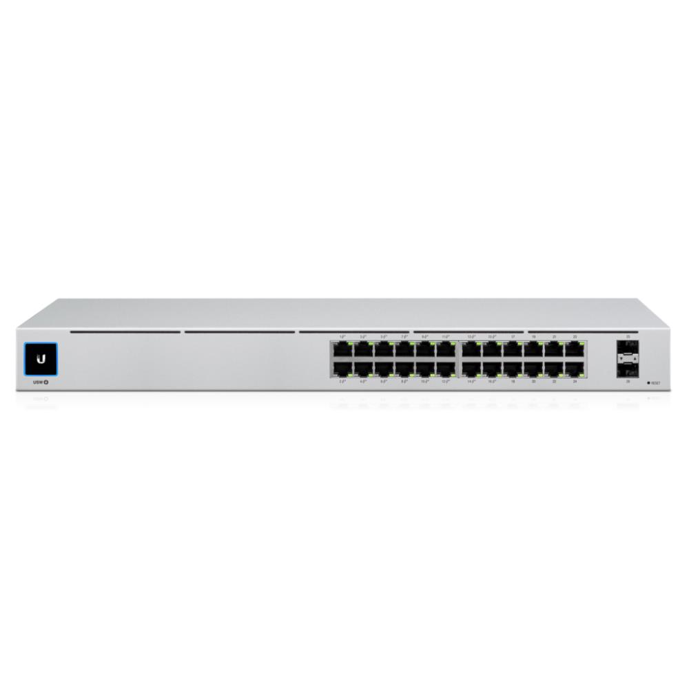 Switch UBIQUITI USW-24-POE Type L2 /pedestal Rack 24x10Base-T / 100Base-TX / 1000Base-T 2x SFP Po E+ ports 16 95 Watts USW-24-POE