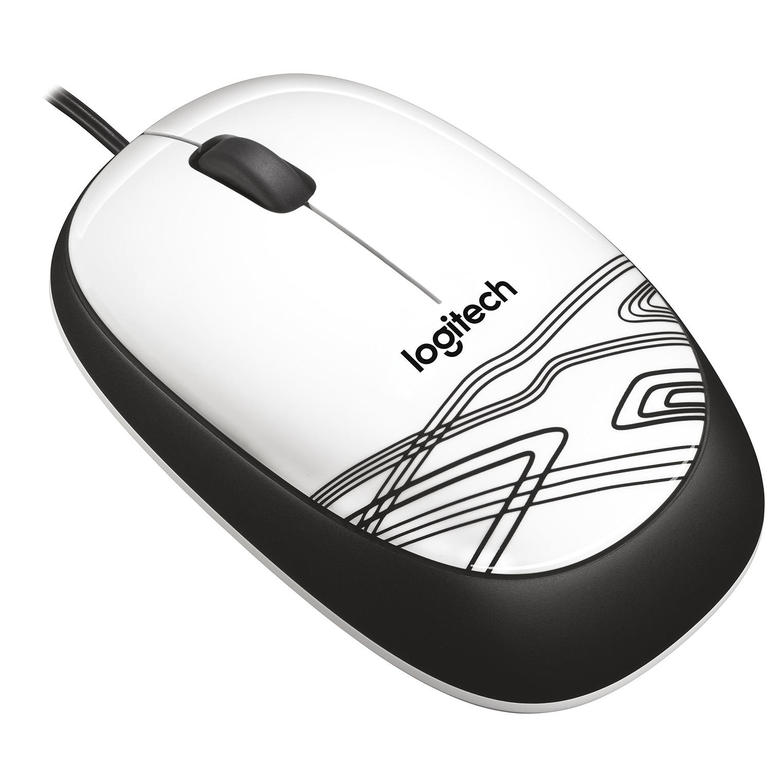 MOUSE USB OPTICAL M105/WHITE 910-002944 LOGITECH - Image 2
