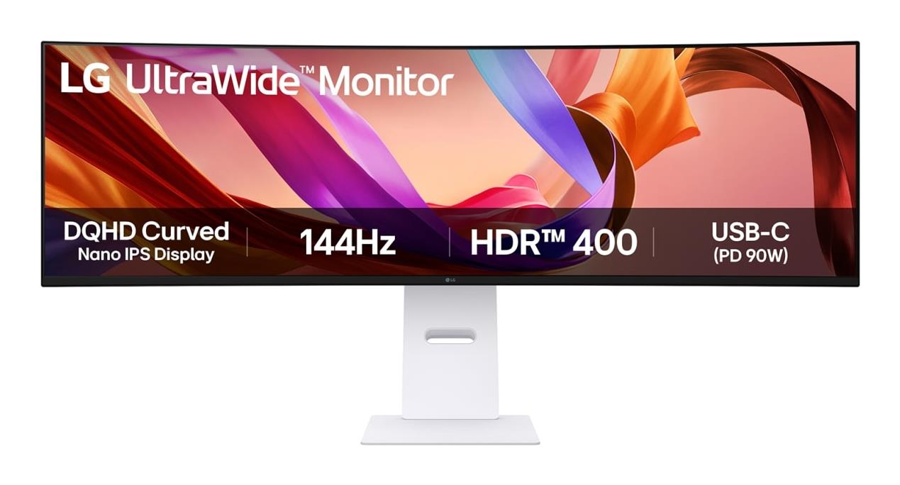 LCD Monitor LG 49 " 5120 x 1440 pixels Dual QHD Native aspect ratio 32:9 LED Curved 49U950A-W