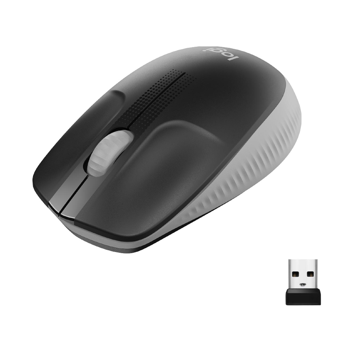 MOUSE USB OPTICAL WRL M190/GREY 910-005906 LOGITECH - Image 2