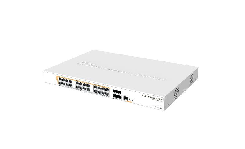 Switch MIKROTIK Type L3 Rack 24x10Base-T / 100Base-TX / 1000Base-T 4x SFP+ 1x RJ45 CRS328-24P-4S+RM - Image 2