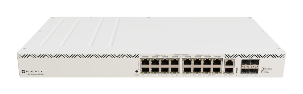 Switch MIKROTIK CRS320-8P-8B-4S+RM 17x10Base-T / 100Base-TX / 1000Base-T 4x SFP+ CRS320-8P-8B-4S+RM