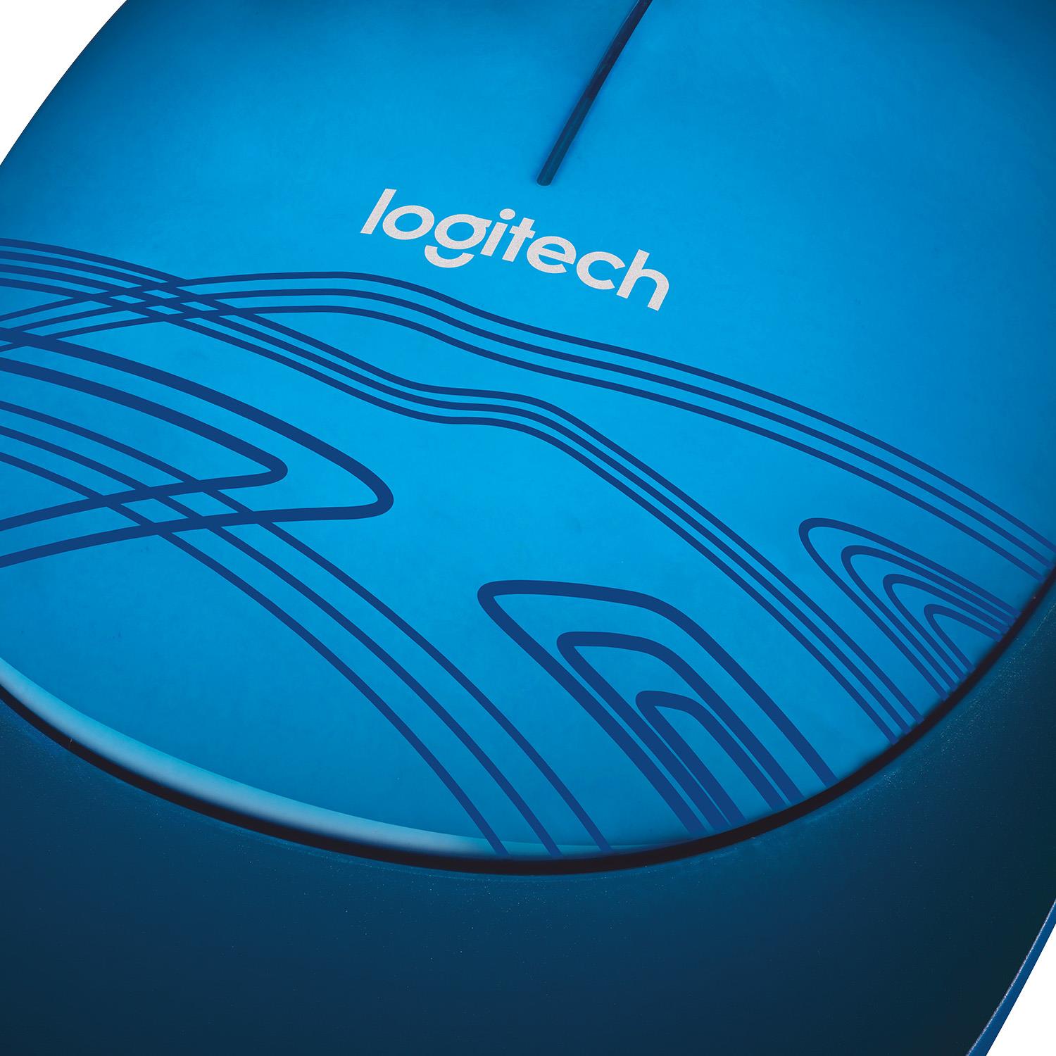 MOUSE USB OPTICAL M105/BLUE 910-003114 LOGITECH - Image 4