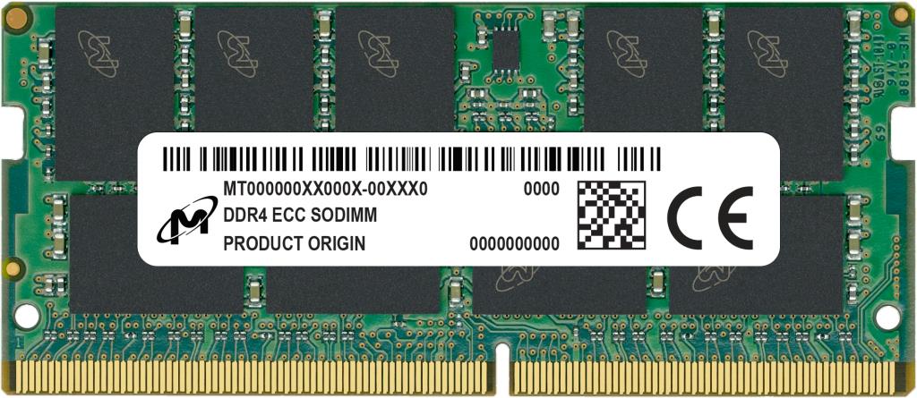 Server Memory Module MICRON DDR4 16GB ECC 3200 M Hz CL 22 1.2 V MTA9ASF2G72HZ-3G2R